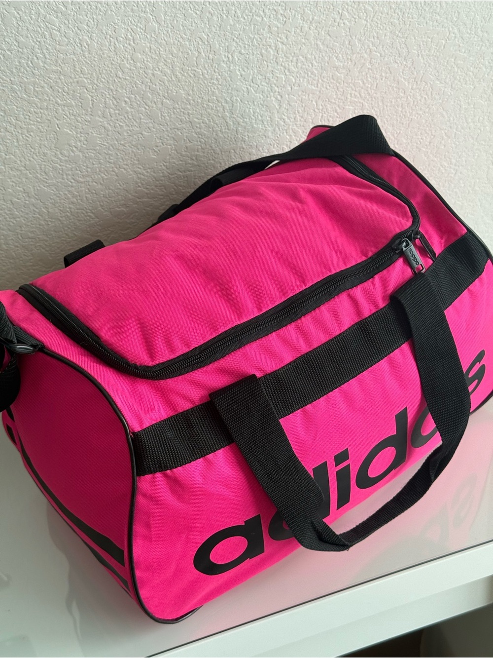Adidas Core Diablo Duffle Gym Bag in Hot Pink NWOT - Picture 9 of 9